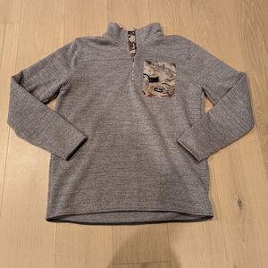 Under Armour Gray Men's Sweater with Camouflage Accent